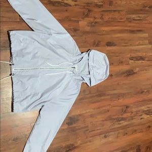 Baby purple XL crop top wind breaker from Zine